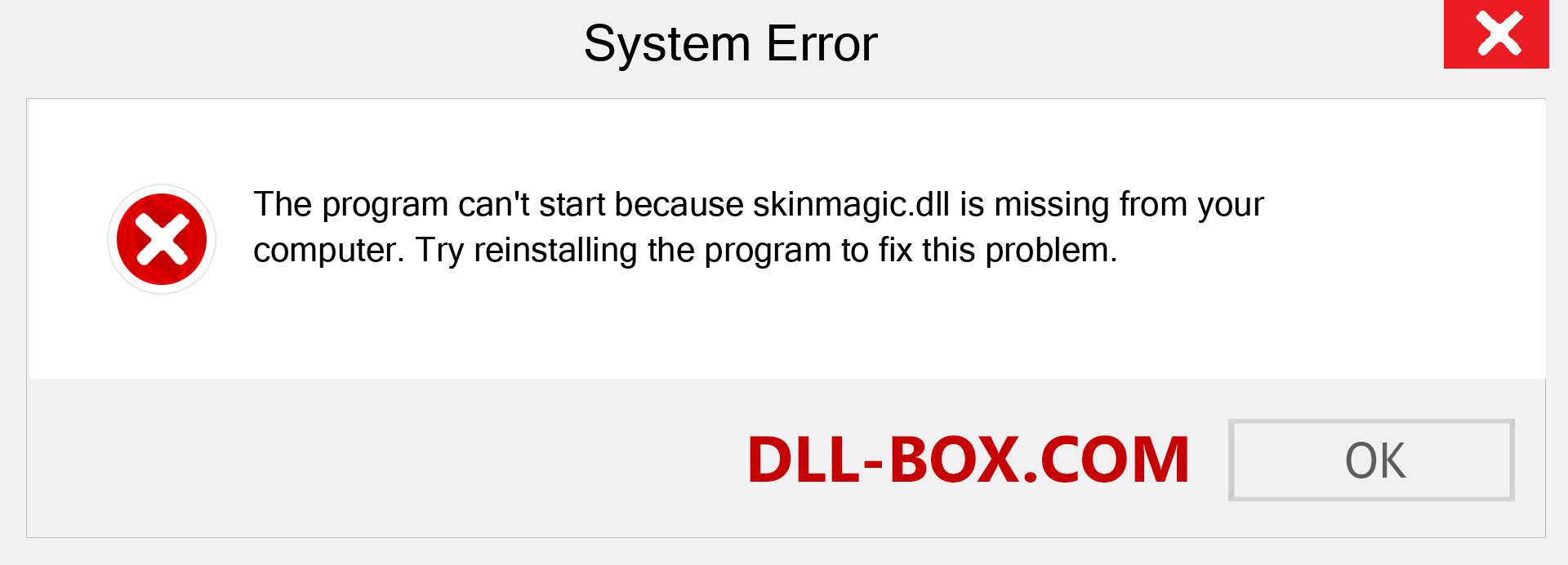  skinmagic.dll file is missing?. Download for Windows 7, 8, 10 - Fix  skinmagic dll Missing Error on Windows, photos, images